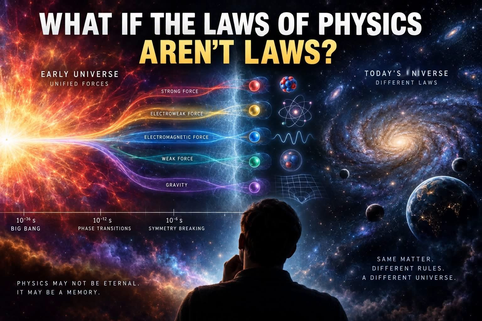 WHAT IF THE LAWS OF PHYSICS AREN’T LAWS?